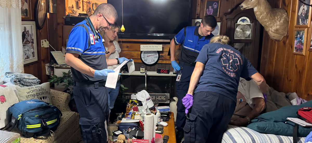 Southern Berkshire Ambulance joins New Marlborough first responders on an intercept call