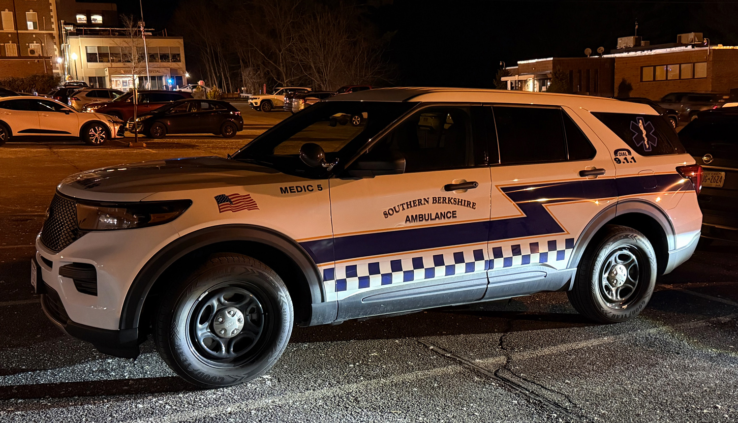 The squad's paramedic fly car with new lettering