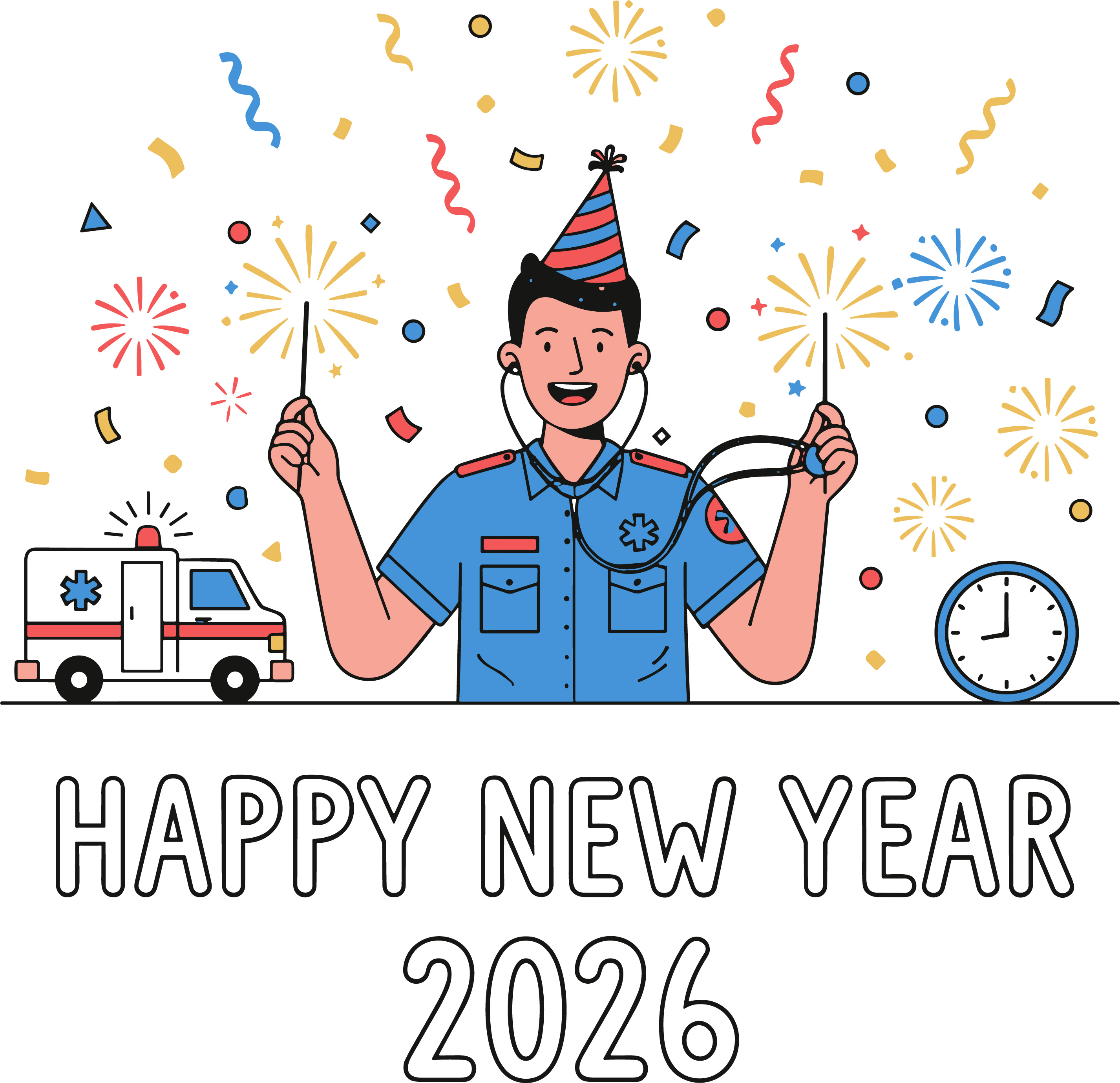 Happy New Year from Southern Berkshire Ambulance Squad