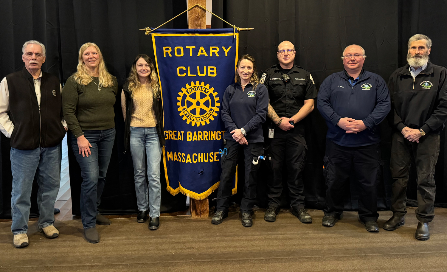 Hailey Liebenow and fellow crew members