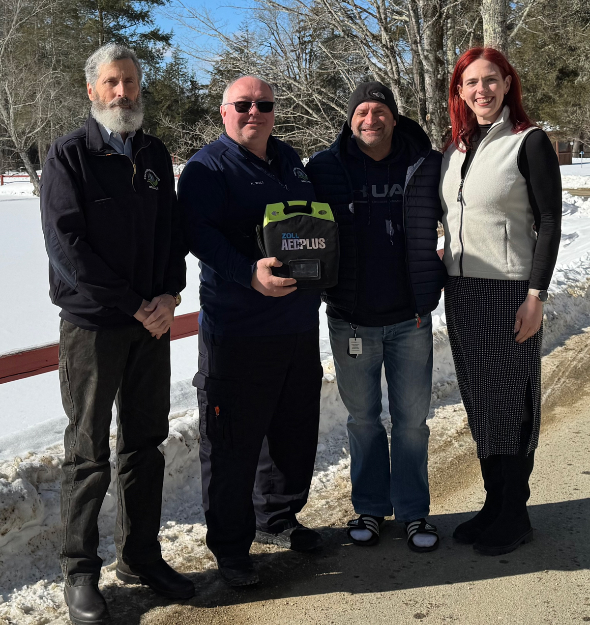 AED presentation to Camp Eisner